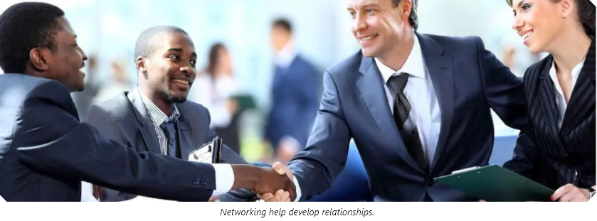 Networking help develop relationships